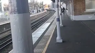 4 trains at Lewisham & A Person Performing Fur Elise at Lewisham Station 