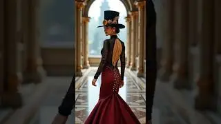 Elegance Steampunk Baroque #ai #fashion #aiart