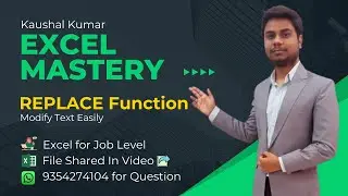 Master the Excel REPLACE Function | Modify Text Easily
