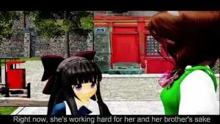 【MMD x Mad father】 Aya sings for Maria and Rin 【English subs】