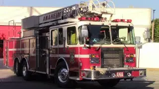 *TIMBERWOLF* Anaheim Fire & Rescue Truck 2 (Reserve) and Ambulance 2 Responding