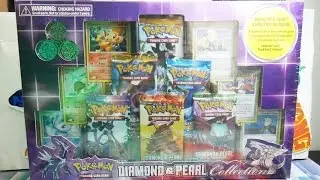 Opening a Pokemon Diamond and Pearl Mega Collection Box!!