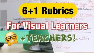 Giving Descriptive Feedback with 6+1 Rubrics - A Solution for Visual Learners & Teachers