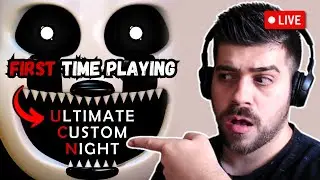 🔴 UCN (Ultimate Custom Night) first EVER playthrough - LIVE