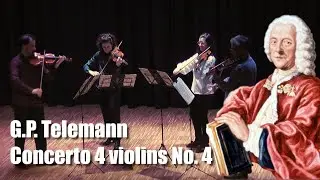 G.P. Telemann - Concerto for 4 Violins No. 4 in A major