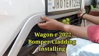 Wagon-r 2022 installation bumper cladding set galio | Seat cover auto skin | a 1 car ranchi