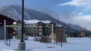 Flagstaff, AZ snow, January 7, 2024.