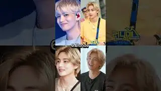 Top 9 hair colours with Taehyung #kimtaehyung #taehyung #v