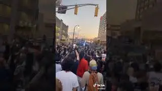 whitebreadddd from tiktok during riot/ protest