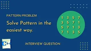 Number Pattern Problem In CPP