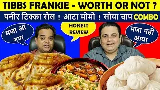 Tibbs Frankie Food WORTH OR NOT 😱 Paneer Tikka Frankie Roll ! Food Comparison ! Indian Food Vlogs