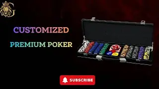 Custom Poker Set with Matching Case | Full Setup