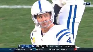 Adam Vinatieri Shanks Go-Ahead Field Goal | Colts vs. Steelers | NFL
