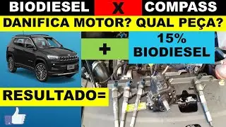 O biodiesel danifica o motor diesel do Jeep Compass 2.0 multijet TD350 Toro Commander Rampage Rene
