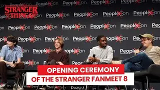 Opening ceremony of the SFM8 with Finn, Gaten, Caleb & Raphel from Stranger Things