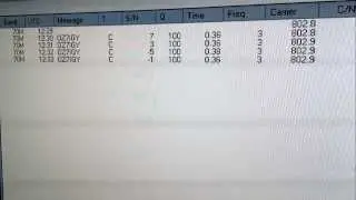Program PI-RX mode PI4 (+CW ) - OZ7IGY. IC7100 by SP1WSR.