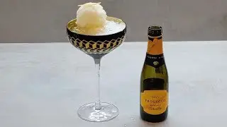 🍋 *Lemon Sorbet with Prosecco* #food #sorbet #cookwithfatchefmaxim
