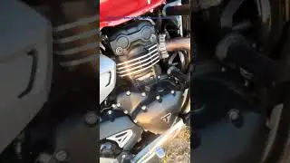 Triumph speed 400 Before shim adjust engine sound and after shim adjusted engine sound #trending