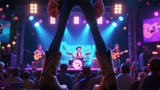 Women&rsquo;s Western Cowboy Boots &ndash; Chunky Heel Pointed Toe Cowgirl Style