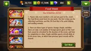 magic rush heroes food week event
