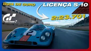Licença S-10 a mais difícil do Gran Turismo 7 | Guia do Traçado da Pista para conseguir Ouro PS4/PS5