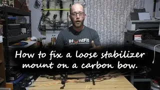 How to fix a loose stabilizer mount on a carbon bow.