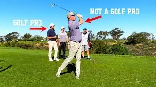 Playing Golf with the Pros!
