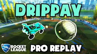 Drippay Pro Ranked 2v2 POV #91 - Rocket League Replays