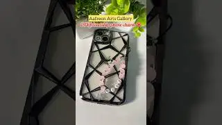 DIY Pink Beads Phone Charm #diy #shorts #craft #viral #shortsfeed #youtubeshorts #handmade #ytviral
