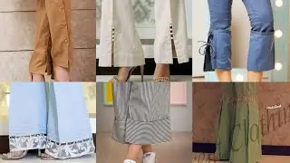 Stylish Trousers Design for Girls 2020 - Capri Bell Bottom Plazzo & Shalwar styles