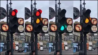 Hackney: Shoreditch High Street J/O Commercial Street, Siemens & PEEK Helios Traffic Lights