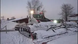 Wie wird eine Skipiste Pr&auml;pariert? Pistenpr&auml;parierung Alpspitzbahn Nesselwang