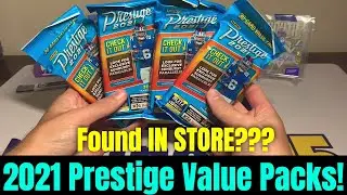 Are Some Cards Moving Back In Target Stores?! 2021 Prestige Football Value Fat Packs Found IN STORE!