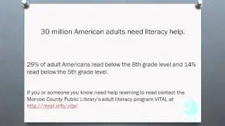 Adult literacy