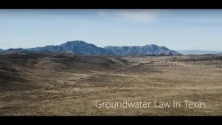 Groundwater Law in Texas