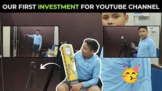 Our First Investment For YouTube | Tripod Unboxing | Mind Muscle Duo