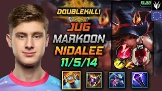 Nidalee Jungle Build Markoon Hextech Rocketbelt Electrocute - LOL EUW Challenger Patch 13.23