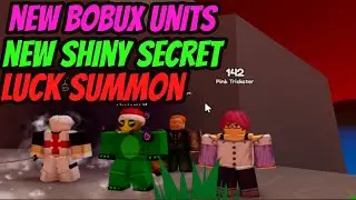 New Shiny Secret + Seven Deadly Sins Robux units Showcase + Insane Luck Summon !!! - Anime Fighters