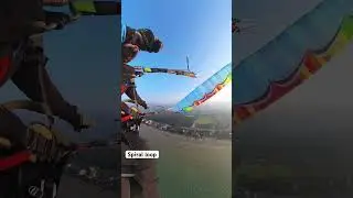 Spiral loop #paragliding #acroparagliding