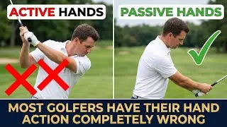 Is hand action active or passive in the golf swing ?