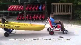 HoverCart can also turn a hoverboard into a mini tow cart