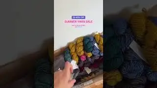 SUMMER YARN SALE #yarn #wool #sale #diy