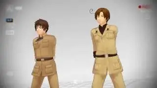 【MMD Hetalia】Spamano - Womanizer