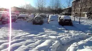 heavy snowfall in denmark