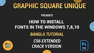 HOW TO INSTALL FONTS IN WINDOWS 10,8,7 II FONT INSTALLATION BANGLA TUTORIAL I USE PROFESSIONAL FONTS