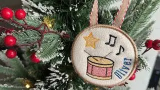 In-the-Hoop Christmas Ornaments | Inspired by Favorite Songs & Movies