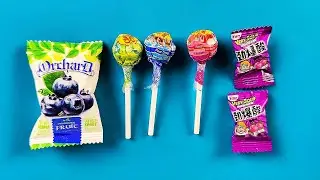 ASMR Sour Candy & Lollipop Unboxing | Orchard Fruit, Chupa Chups & Extreme Sour Treats 🍬⚡
