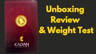 Gold in 10 minutes! Unboxing 24K Kalyan Jewellers Gold Coin from Swiggy Instamart