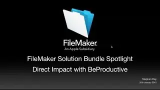 BeProductive, Management Business Solution Powered by FileMaker.