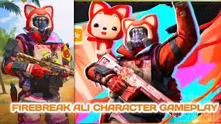 *Free* Season 4 Collaboration Reward Firebreak Ali Character Skin Gameplay Cod mobile